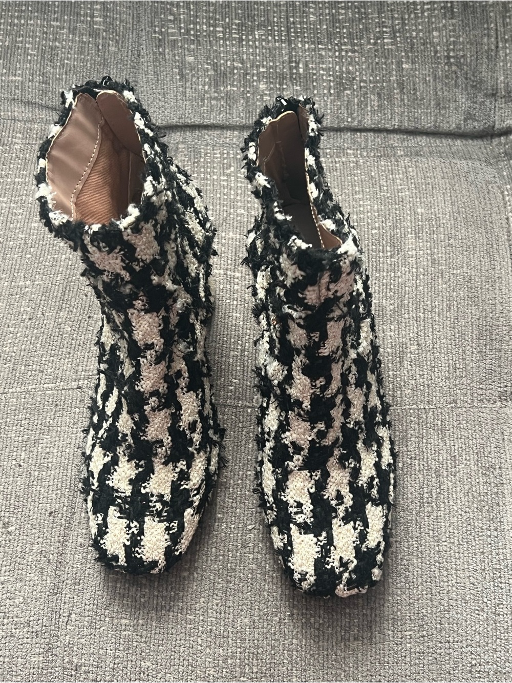 Betsey Johnson Raylan Tweed Ankle Boots